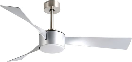 52 inch modieuze zilveren plafondventilator met afstandsbediening