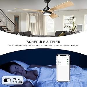 52 inch plafondventilator gestroomlijnd ontwerp Outdoor Downrod Mount Plafondventilator met licht