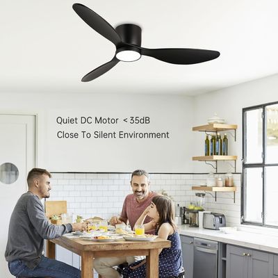 Wit Zwart Goud 52 Plafondventilator met energiebesparende functie