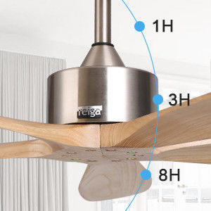 Slimme plafondventilator met lichtstil en energiebesparend 6-snelheidskeuze Alexa/Google Home compatibel