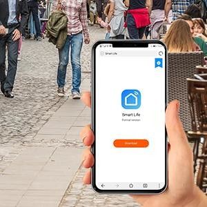 Slimme plafondventilator met lichtstil en energiebesparend 6-snelheidskeuze Alexa/Google Home compatibel