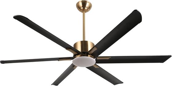 72 inch moderne slimme plafondventilator met licht in wit ABS