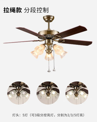 Moderne energiebesparende DC stille motor plafond ventilator licht met Alexa Google Home Smart Life 6 snelheid keuze