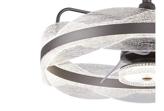 Smart Ceiling Fan Light met 6 snelheden en 3 lichtmodi