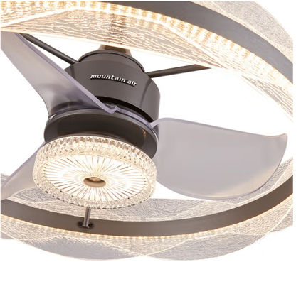 Smart Ceiling Fan Light met 6 snelheden en 3 lichtmodi