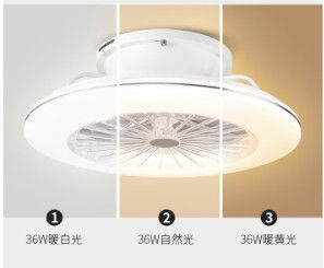 3 versnellingen Smart Wit Zwart Goud ABS Plafondventilator met verlichting