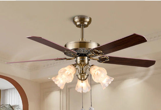 Moderne energiebesparende DC stille motor plafond ventilator licht met Alexa Google Home Smart Life 6 snelheid keuze