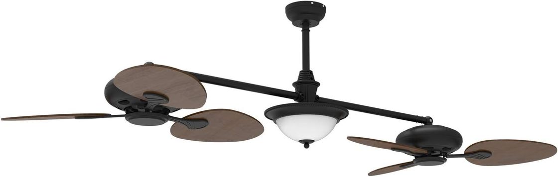 Moderne 86 inch slimme plafondventilator met lichtkit en 3-versnellings DC-motor